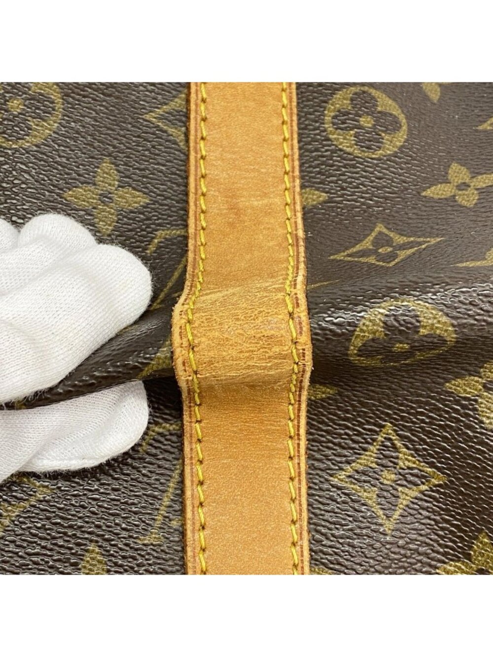 Louis Vuitton Boston Bag Monogram Keepall 55 Brown - Picture 6 of 10